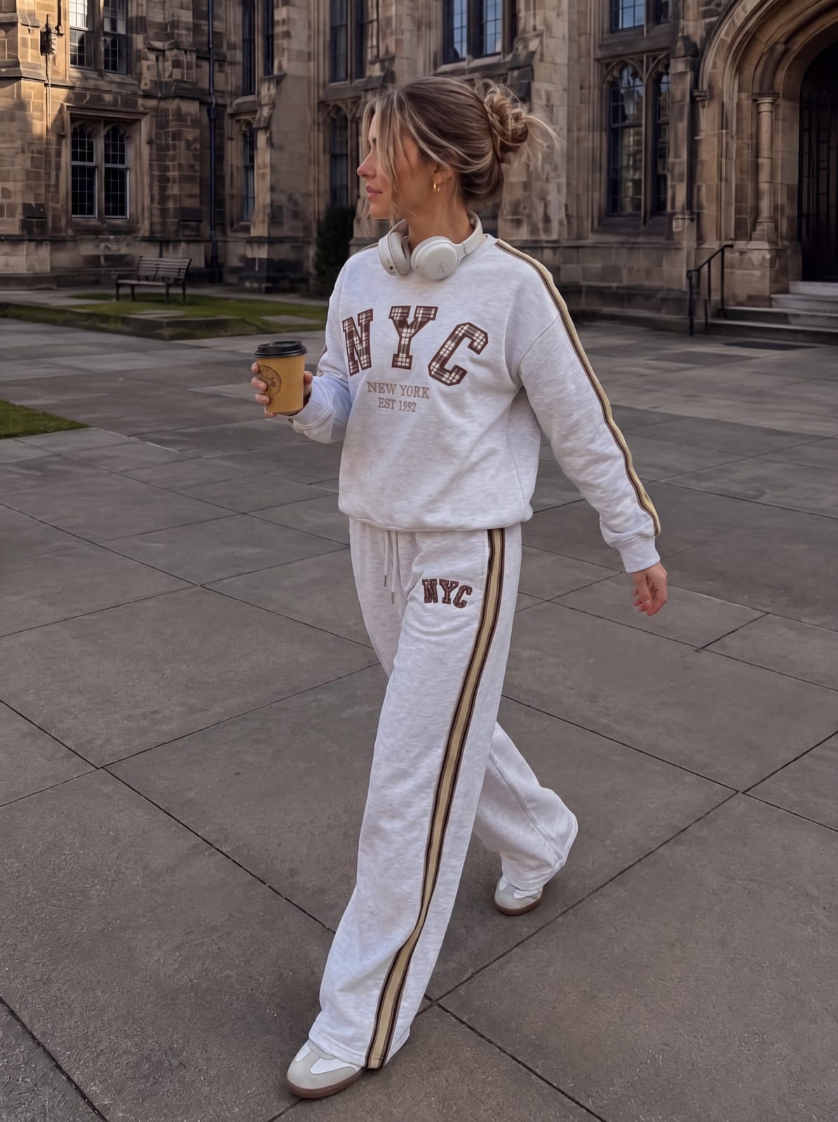 Two-Piece Set with Side Stripes and Lettering, photo 12 of 12