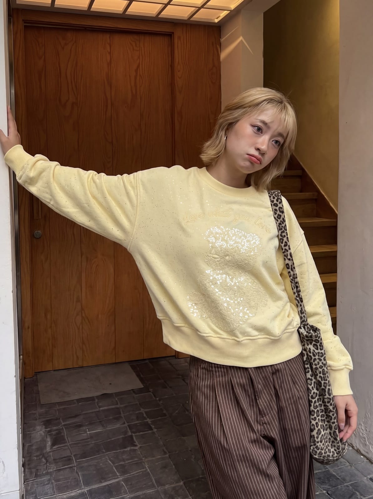 Cropped Sweatshirt with Rhinestones, photo 9 of 18