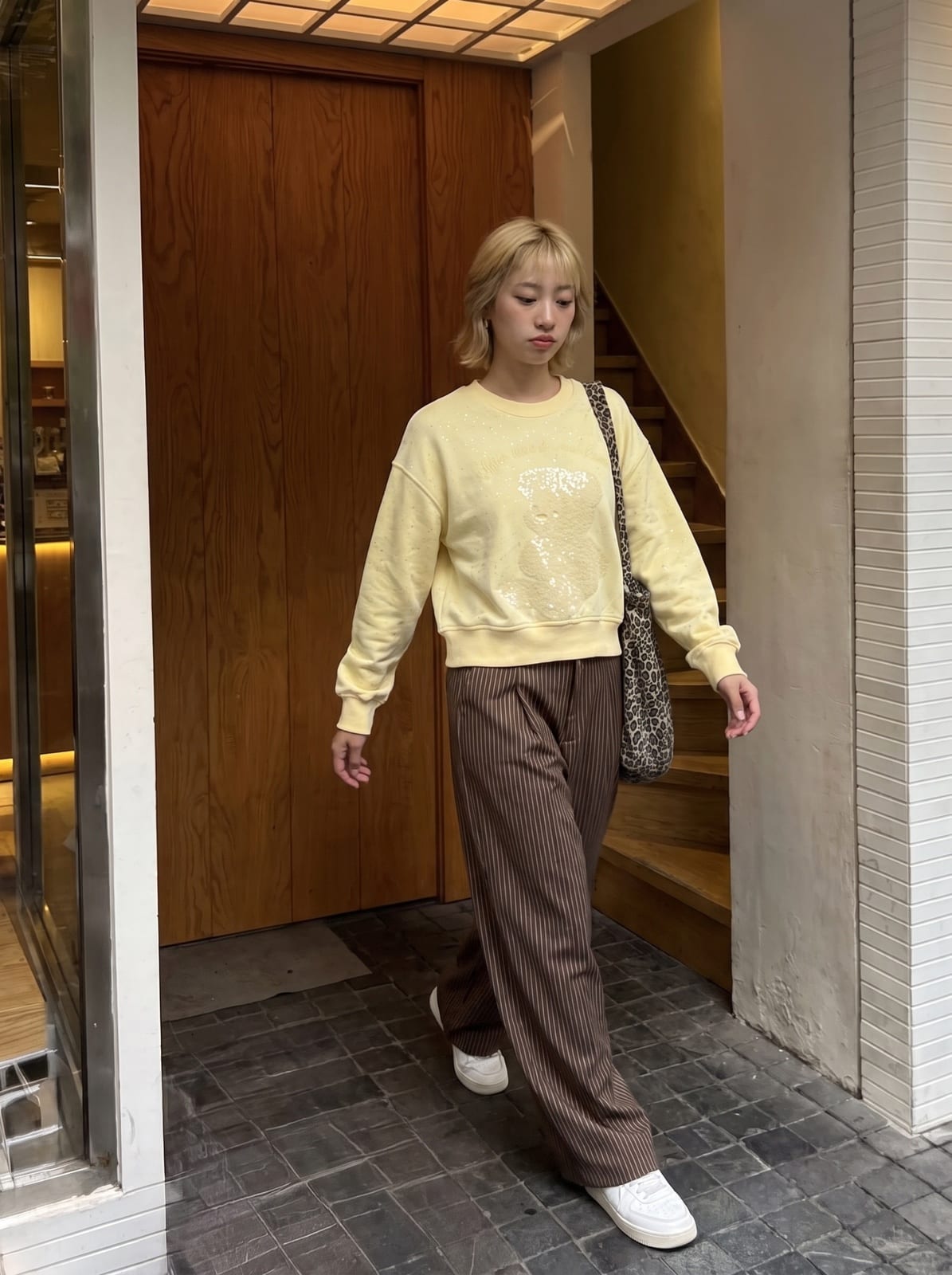 Cropped Sweatshirt with Rhinestones, photo 10 of 18