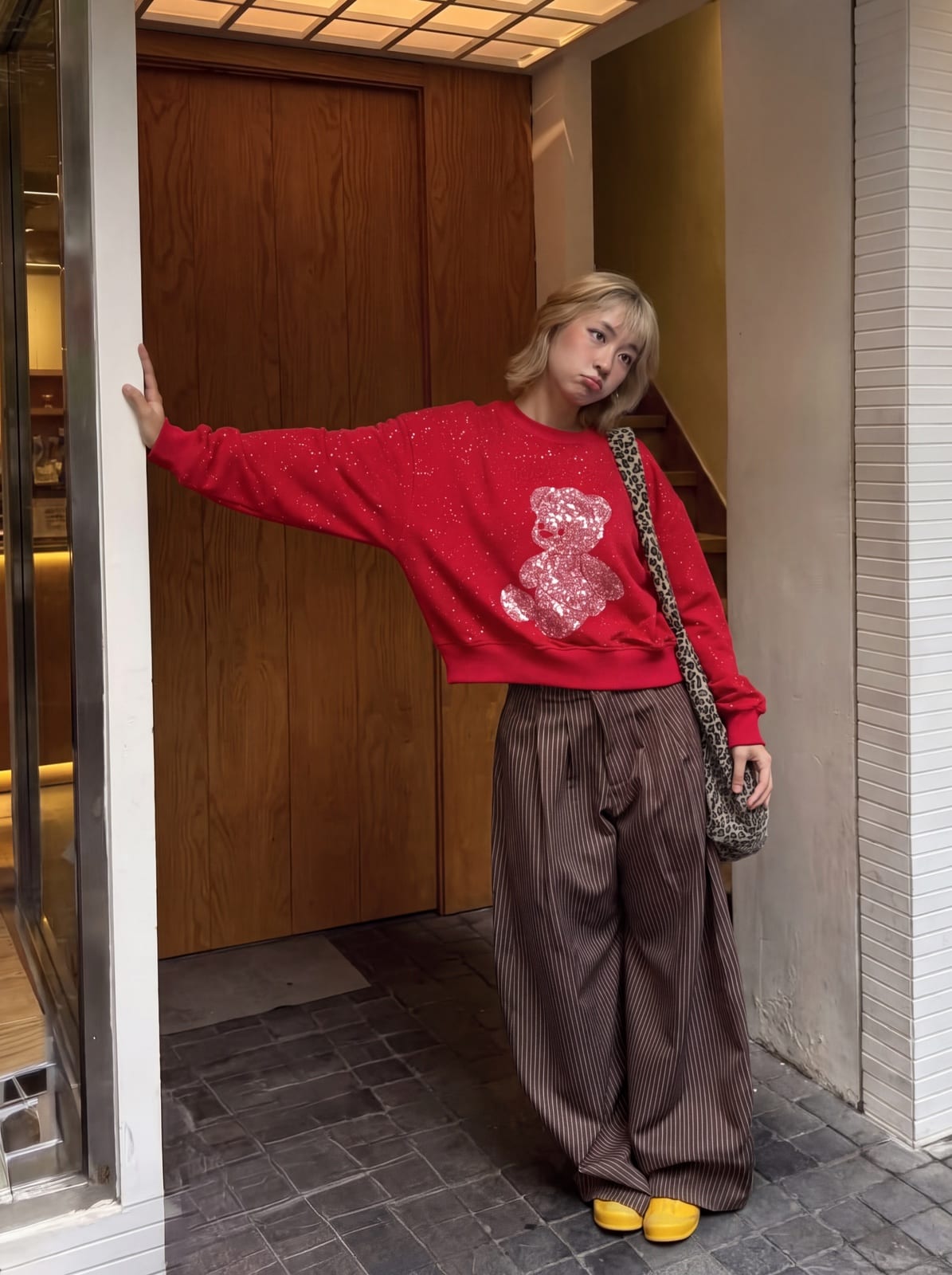 Cropped Sweatshirt with Rhinestones, photo 13 of 18