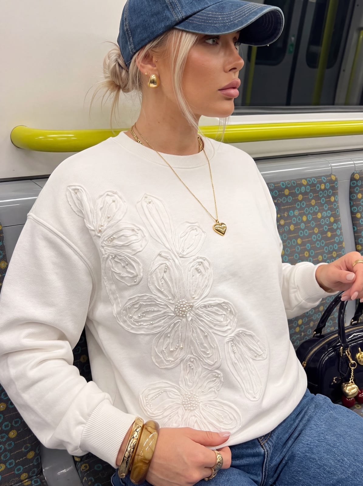 Floral Embroidered Sweatshirt, photo 8 of 8