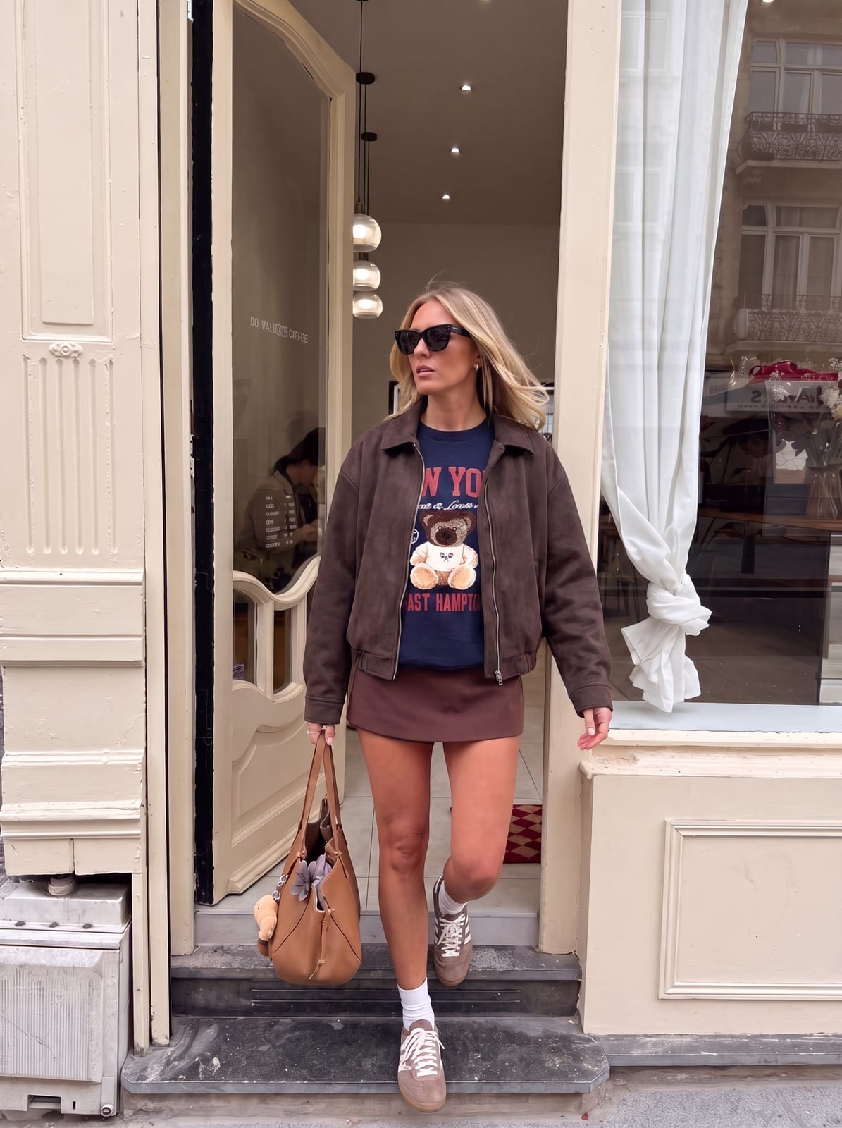 Oversized Sweatshirt with Teddy Appliqué and Lettering, photo 9 of 12