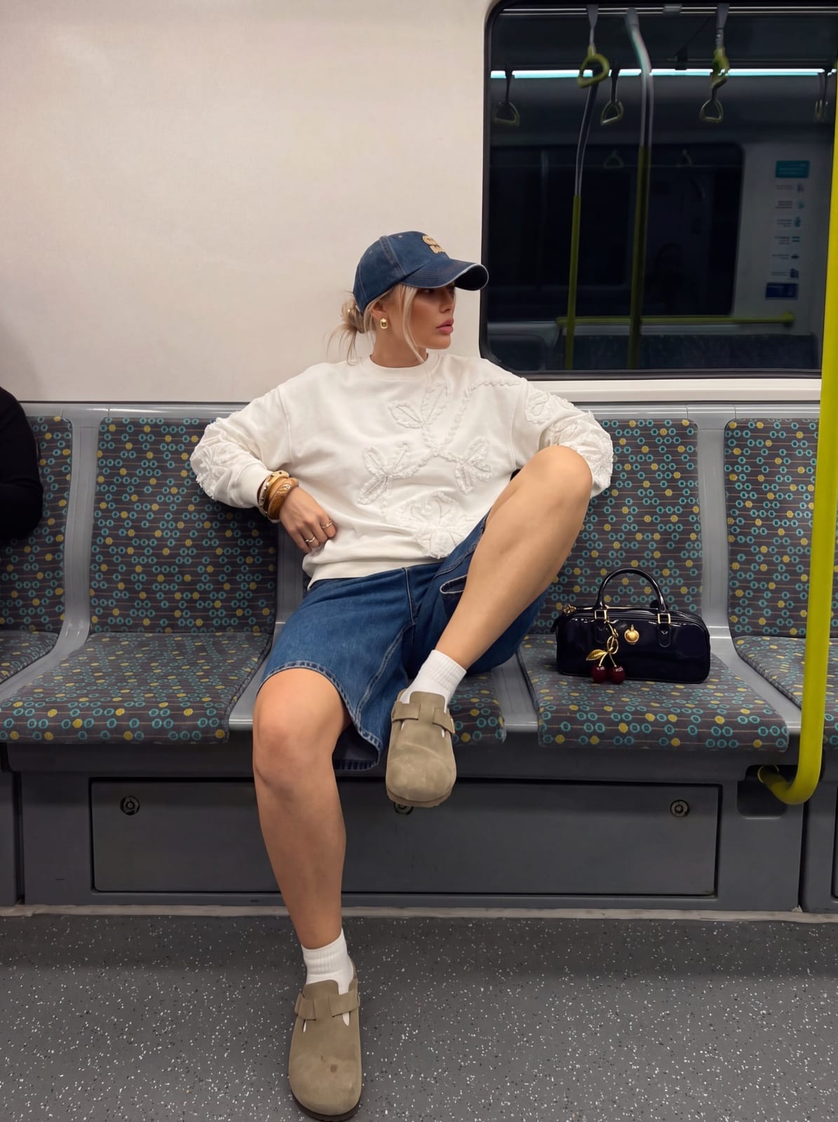 Yaprak Desenli Sweatshirt, fotoğraf 8/9